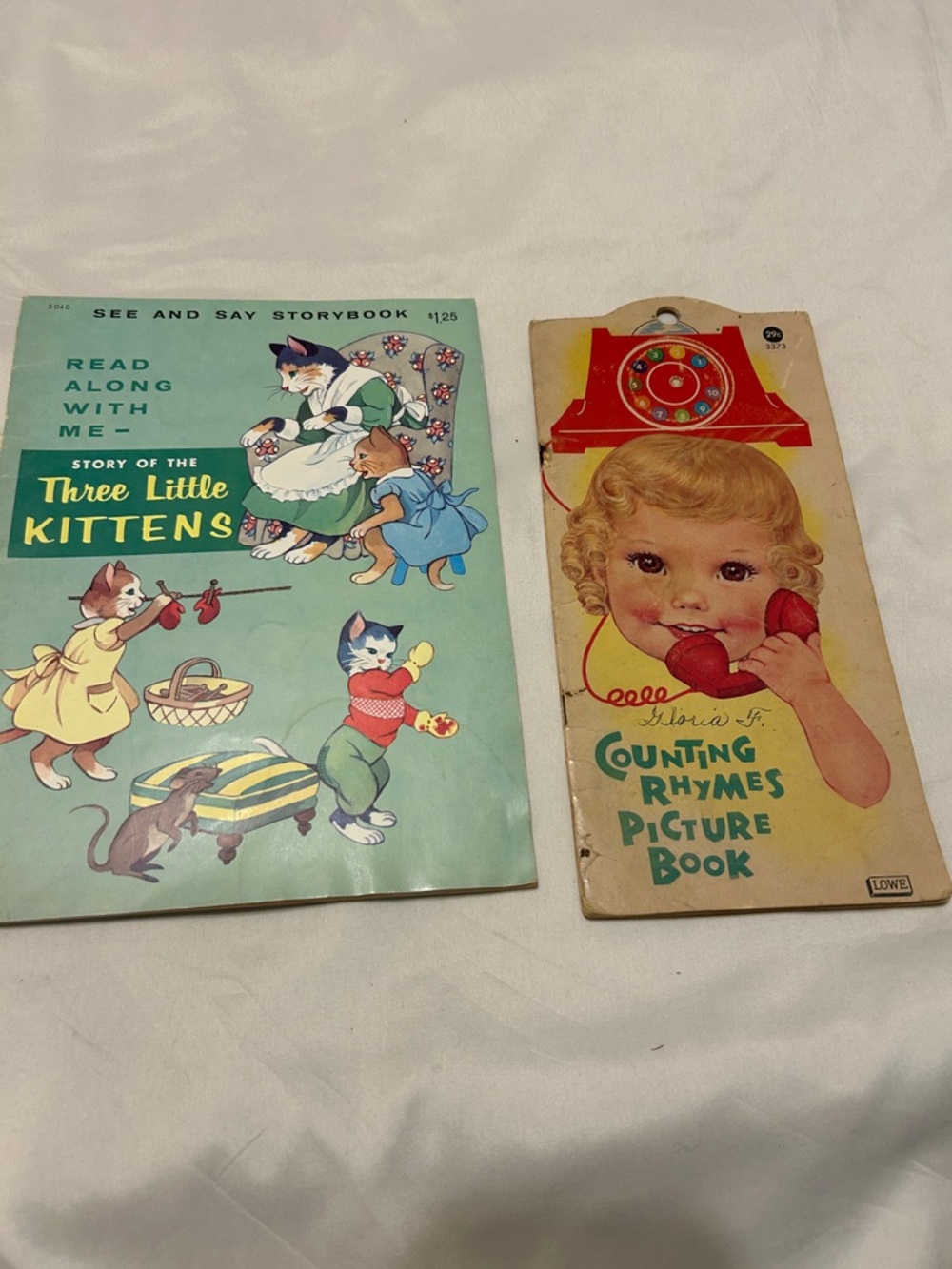 🪁2/$7, 🎠4/$11 Vintage Samuel Lowe, children’s rhyme lot